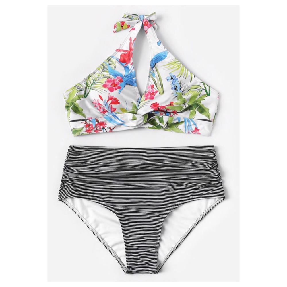 ➕Tropical twist top bikini - Picture 2 of 6